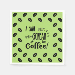 SILENT SCREAM NAPKINS