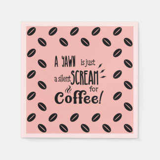 SILENT SCREAM NAPKINS