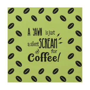 SILENT SCREAM WOOD WALL ART
