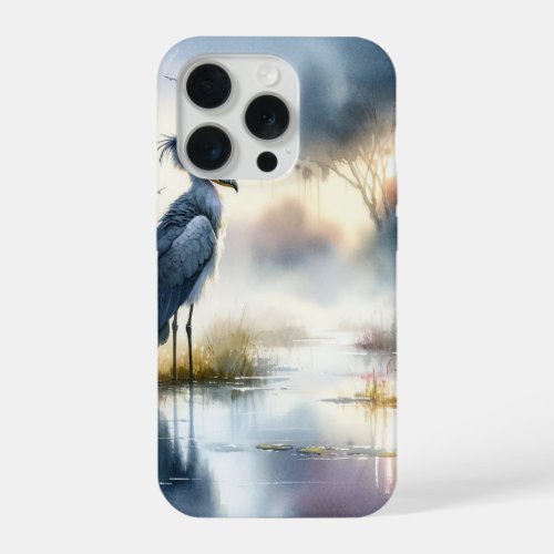 Silent Sentinel 2 _ Watercolor iPhone 15 Pro Case