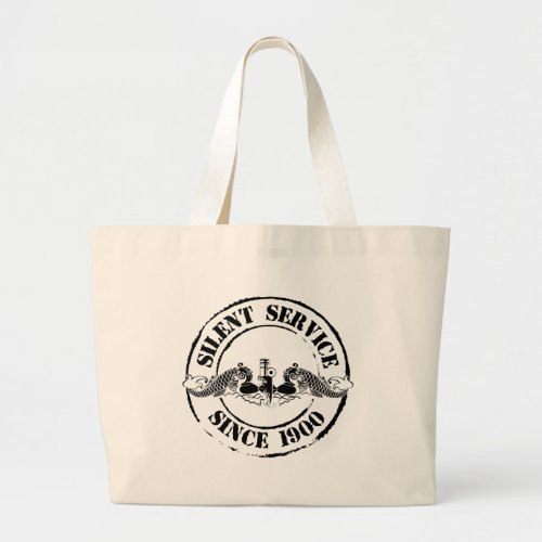 Silent Service Large Tote Bag