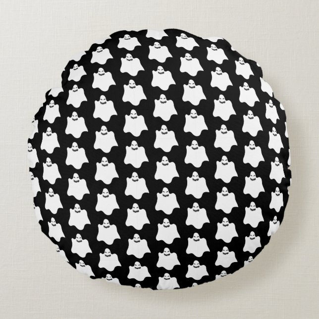Silent Spirits Round Pillow (Front)