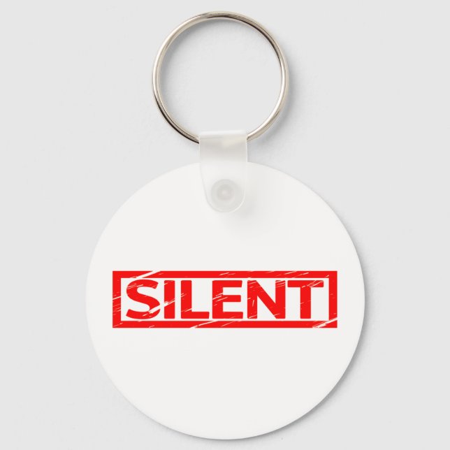 Silent Stamp Keychain (Front)