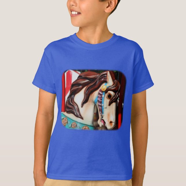 Silent Steed Carousel Horse  T-Shirt (Front)