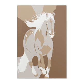 Silent Strength - The Spirit Horse Acrylic Print