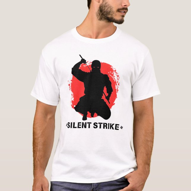 Silent Strike - Ninja Design T-Shirt (Front)