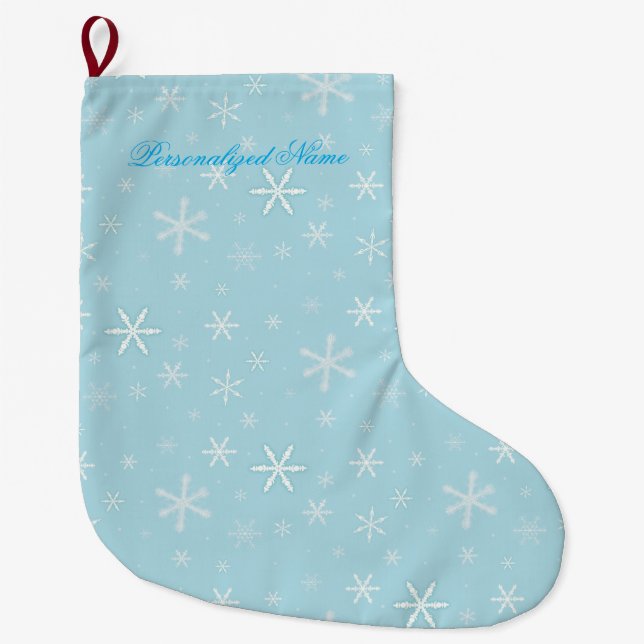 Silent Symphony Large Christmas Stocking (Front)
