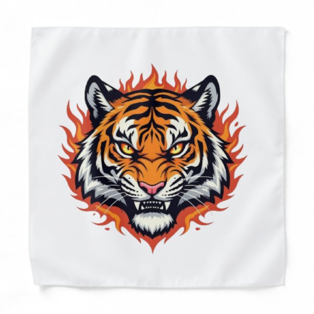 Silent Tiger – Precision and Power Bandana (Front)
