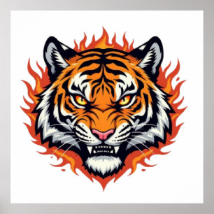 Silent Tiger – Precision and Power Poster