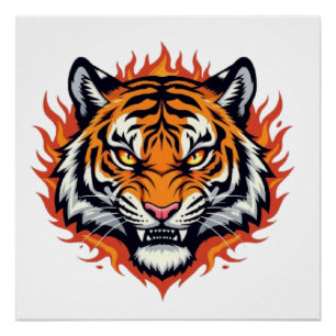 Silent Tiger – Precision and Power Poster