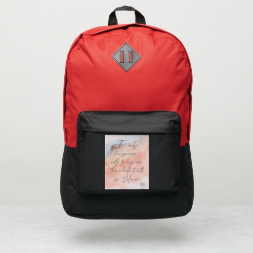 Silent Truth _ The Language of Silence Port Authority Backpack