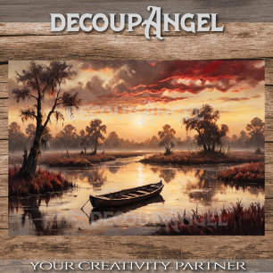 Silent Waters - Decoupage - Tissue Paper