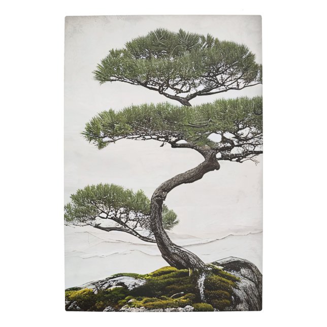 Silent Wisdom Metal Print (Front)