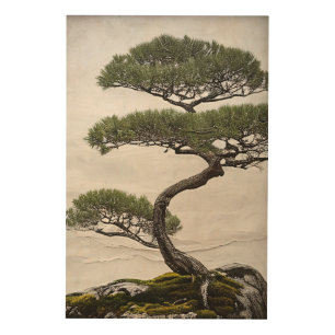 Silent Wisdom Wood Wall Art