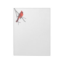 Silent Wonders Notepad Cardinal