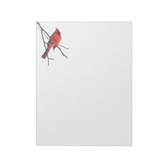 Silent Wonders Notepad Cardinal (Rotated)