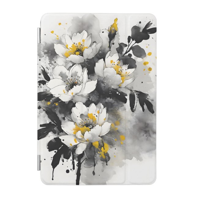 Silente tomentosa - Watercolor flowers iPad Mini Cover (Front)