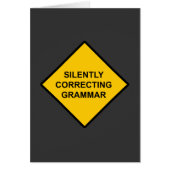 Silently Correcting Grammar (Front)