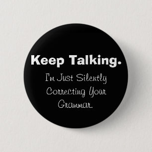 Silently Correcting Your Grammar Button