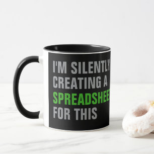 Silently creating a Spreadsheet for this Mug