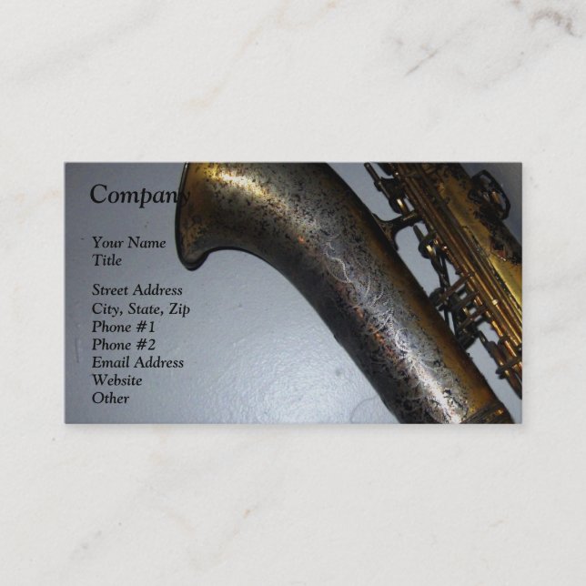 "Silently Waiting" Business Card (Front)