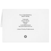 Silhouette and Roses Cards (Back Horizontal)