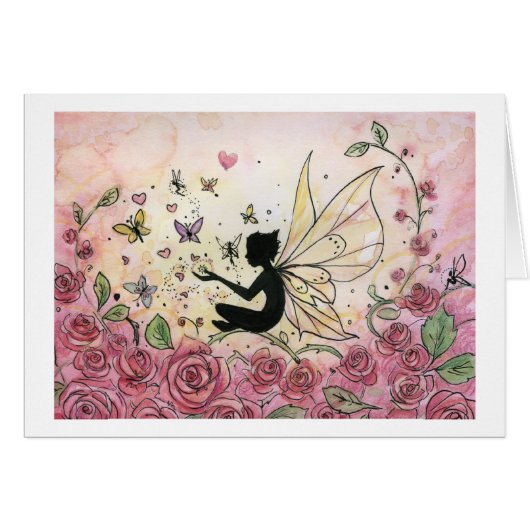 Silhouette and Roses Cards (Front Horizontal)