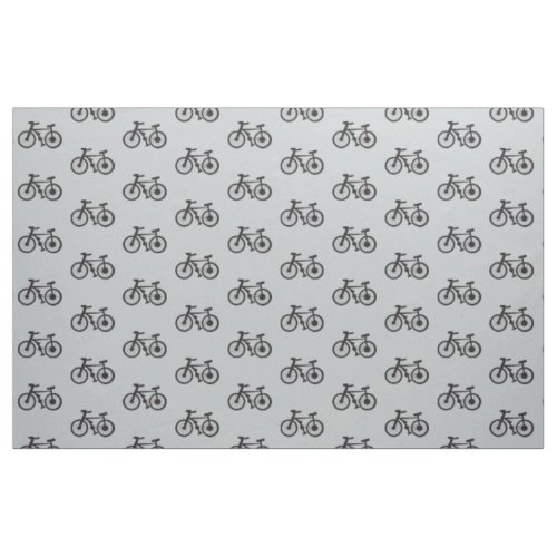 Silhouette Bicycle  Changeable Background Color Fabric