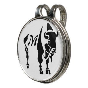 Silhouette Black Buffalo Golf Hat Clip