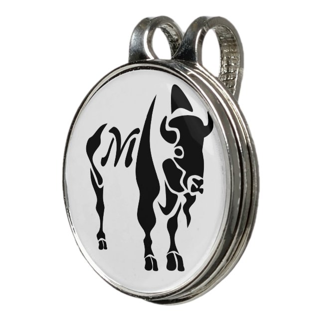 Silhouette Black Buffalo Golf Hat Clip (3/4)