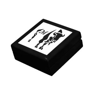 Silhouette Black Buffalo Monogram Gift Box