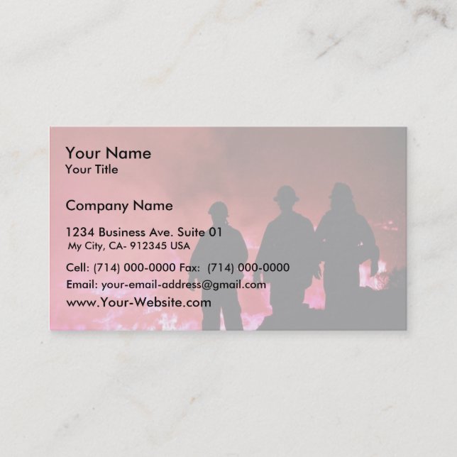 Silhouette Business Card (Front)