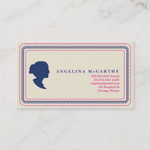 silhouette  calling card