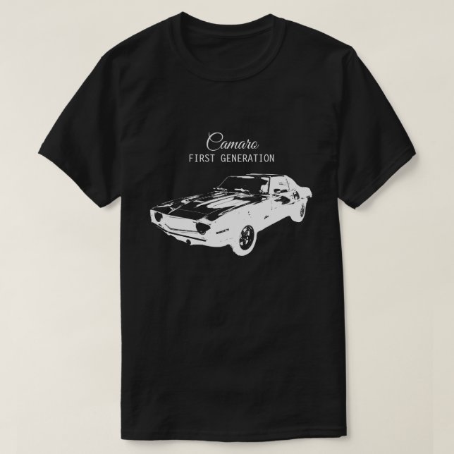 Silhouette Camaro First Generation T-Shirt (Design Front)