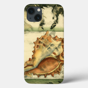 Silhouette Conch Shell iPhone 13 Case