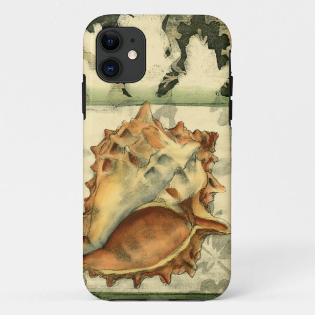 Silhouette Conch Shell Case-Mate iPhone Case (Back)