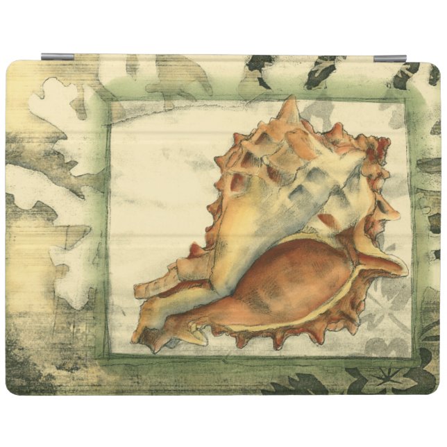 Silhouette Conch Shell iPad Smart Cover (Horizontal)