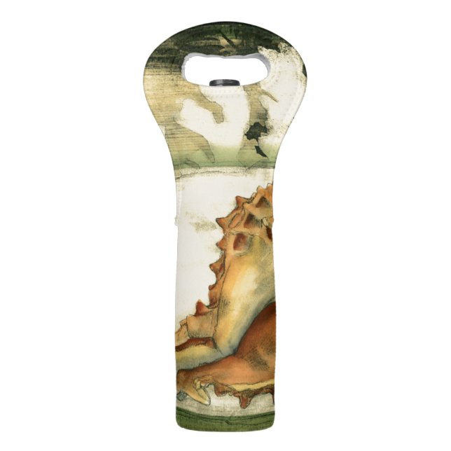 Silhouette Conch Shell Wine Bag (Back)
