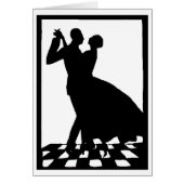 silhouette couple dancing in the dark print (Front)