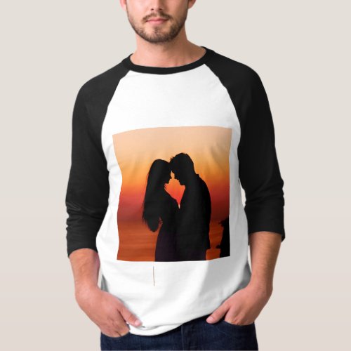 silhouette couple in love T_Shirt