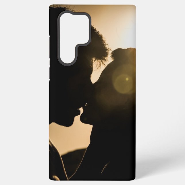 Silhouette Couple Photo Samsung Galaxy Case (Back)