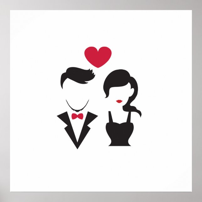 Silhouette Couple Poster (Front)