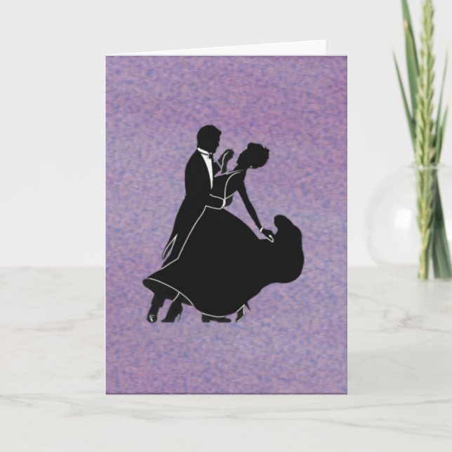Silhouette Dancers Card (Front)