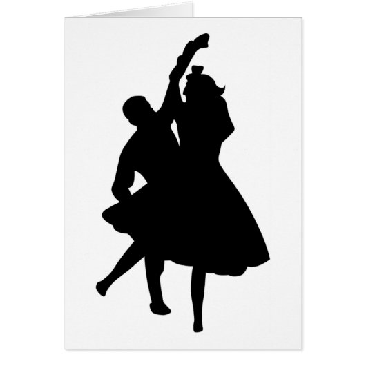 SILHOUETTE DANCERS CARDS (Front)