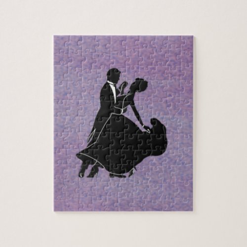 Silhouette Dancers Jigsaw Puzzle