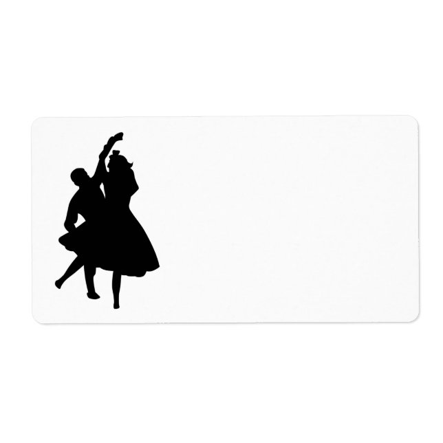 SILHOUETTE DANCERS LABEL (Front)