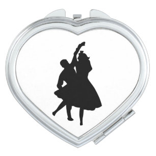 SILHOUETTE DANCERS MAKEUP MIRROR
