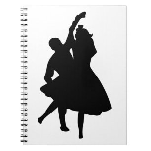 SILHOUETTE DANCERS NOTEBOOK