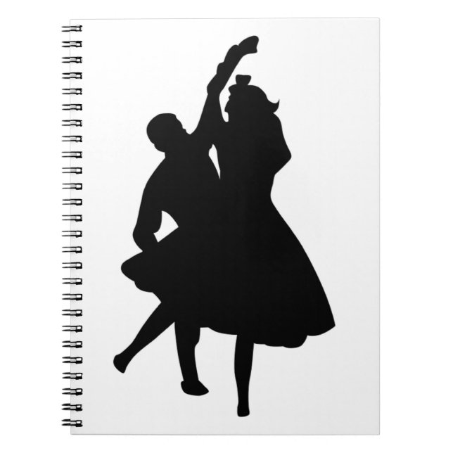 SILHOUETTE DANCERS NOTEBOOK (Front)