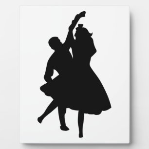 SILHOUETTE DANCERS PLAQUE